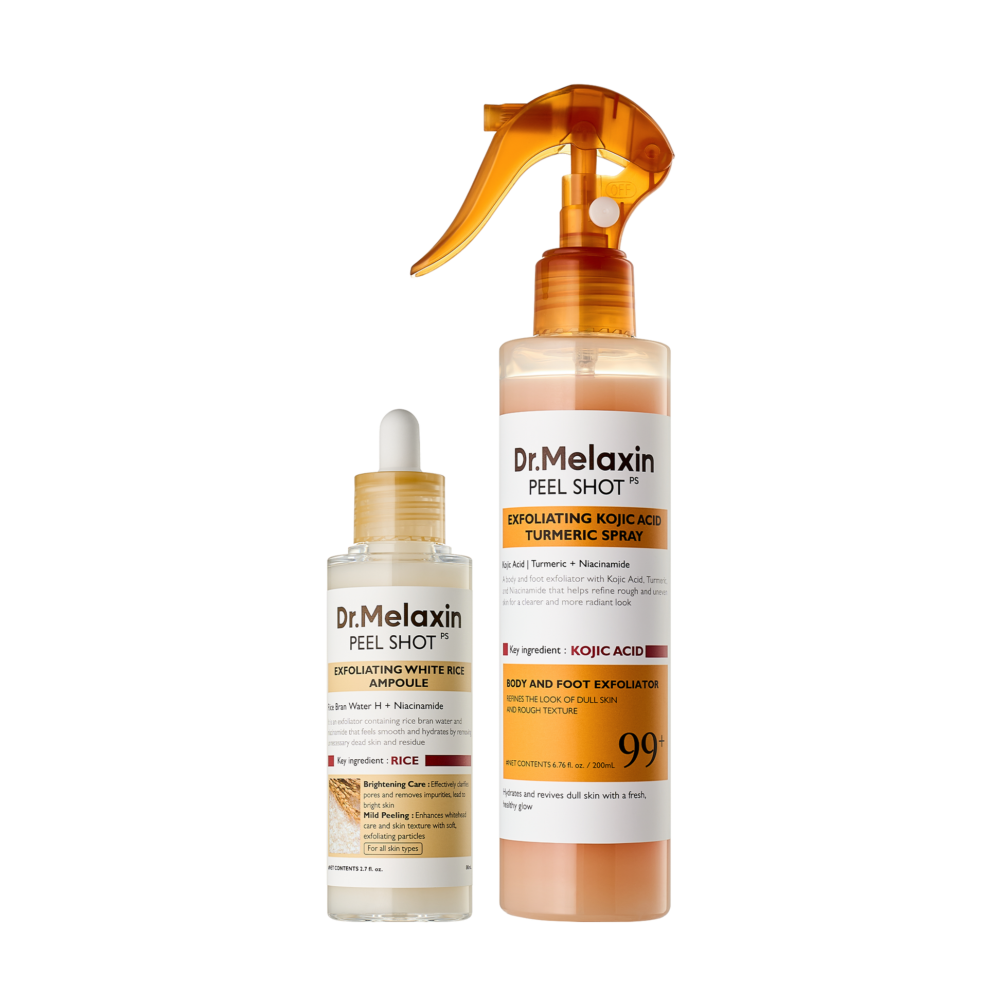 Body & Face Peel Shot Duo