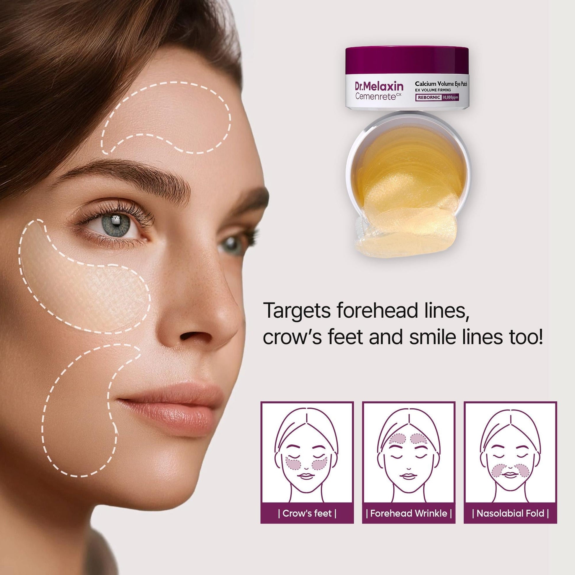 [TikTok Bestseller] Calcium Volume Multi Balm & Eye Patch 60ea